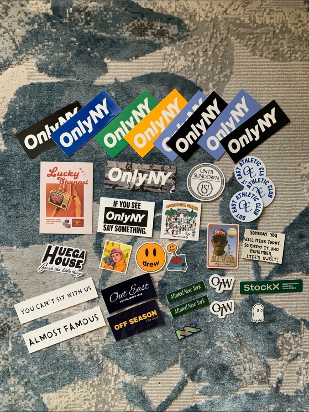 OnlyNY Drew House Wish Me Luck Huega House Lonely Ghost etc Sticker Pack
